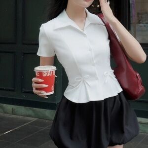 White button down shirt